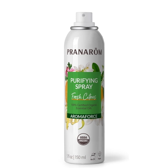 Pranarom Organic Aromaforce Citrus Purifying Spray Bottle, 150 ml
