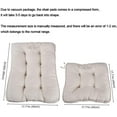 thumbnail image 3 of RENR Rocking Chair Cushions Set, Rocking Chair Pads with Ties Soft Thicken Seat Pads Cushion Pillow for Indoor, Office, Home, Rocking Chairs (Beige), 3 of 7