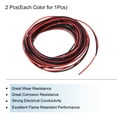 thumbnail image 3 of Cable de conexión de PVC de 28 AWG 3.0m/10ft, cable eléctrico flexible UL1007 negro rojo, diámetro de 1mm, 3 of 5