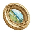 thumbnail image 2 of tamizeot Photo Frame Display Living Room Desktop Frame Decors Square Picture Gold Oval, 2 of 6