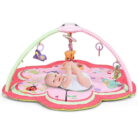 Costway Baby Activity Gym Play Mat W Hanging Toys Infant Tummy
