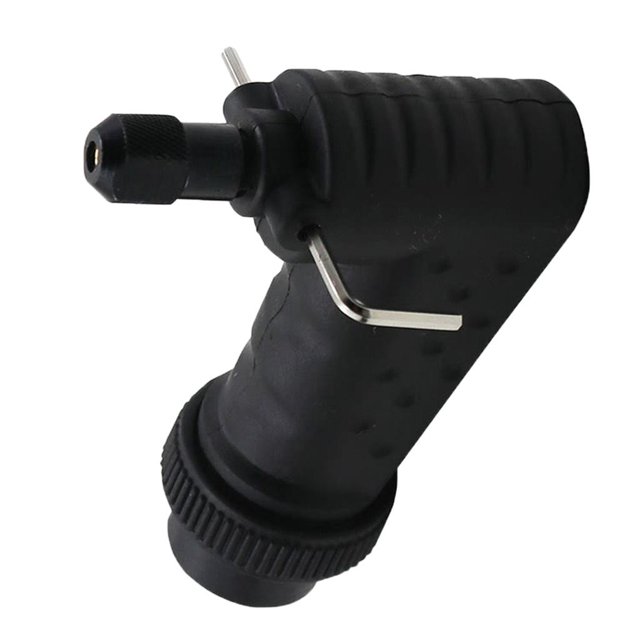 Herramienta de Adaptador de Herramienta Giratoria de ángulo de Plástico Negro para Amoladora Eléctrica 87x19.5 Mm CUTICAT Herramienta rotativa de ángulo recto