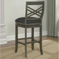 thumbnail image 4 of American Heritage Mason 30" Leather Bar Stool in Glacier, 4 of 7
