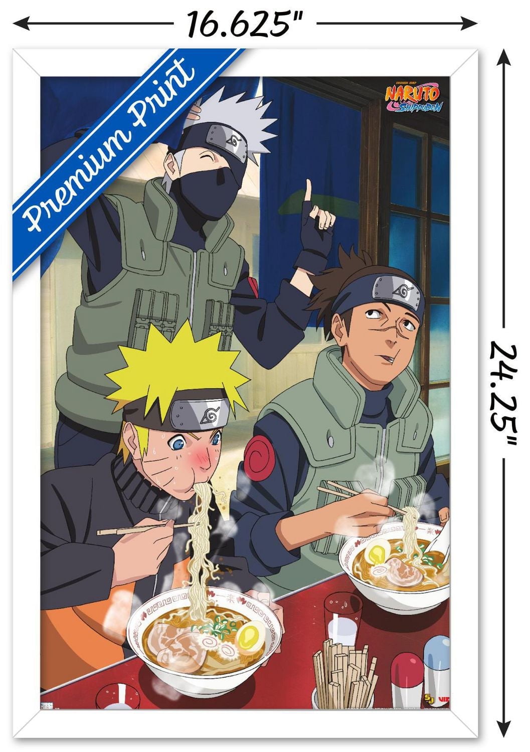 Naruto Shippuden - Food Wall Poster
