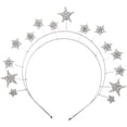 thumbnail image 1 of Shisuyan Glitter Rhinestone Stars Hairband Headpiece for Wedding Birthday Performance, 1 of 8