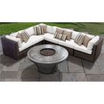 thumbnail image 2 of Venice 7 Piece Outdoor Wicker Patio Furniture Set 07i in Sail White, 2 of 2