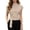 W10-Khaki, variant on Rhuody Womens Shirts Short Sleeve Crew Neck Button Front Solid Color Tee Fashion Wear Khaki