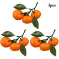 thumbnail image 2 of Coofit Fake Fruit Set Foam: Lifelike Simulation Oranges Artificial Tangerine Photo Prop, 2 of 8