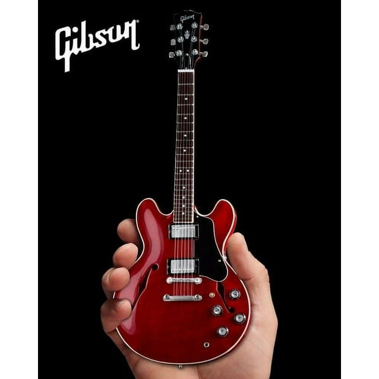 ギブソン　ES335　ミニチュア Gibson ES-335 Vintage Sunburst 1:4 Scale Mini Guitar Model