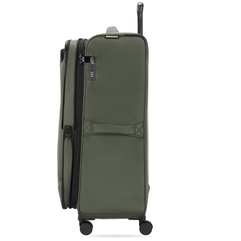 SWISSGEAR Stride 3-Piece Expandable Spinner Luggage Set, Olive