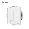 thumbnail image 1 of Smart Dimmer Switch for Zigbee Light Dimming APP Work Home Dimmable 1-3Gang, 1 of 5
