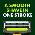 thumbnail image 6 of Gillette Labs Official Packers Licensed Razor for Men, 1 Handle, 4 Blade Refills, with Magnetic Stand, 6 of 11