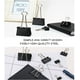 thumbnail image 5 of Clips grandes para carpetas de 1,6 pulgadas (paquete de 24), pinzas para papel grandes para suministros de oficina, ancho de 1,6 pulgadas/41 mm, capacidad de 0,7 pulgadas/18 mm, color negro, 5 of 6