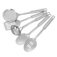 thumbnail image 4 of 1 Set 5 Pcs Stainless Steel Kitchen Wares Heat-resistant Tablewares (Silver), 4 of 6