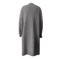 thumbnail image 5 of Baberdicy Cardigan Sweater Women's Solid Color Long Dough Button Sweater Cardigan Women's Cardigans Dark Gray, 5 of 5
