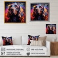 thumbnail image 4 of Designart "Artistic Cocker Spaniel" Animals Dog Floater Framed Canvas Art Print, 4 of 5