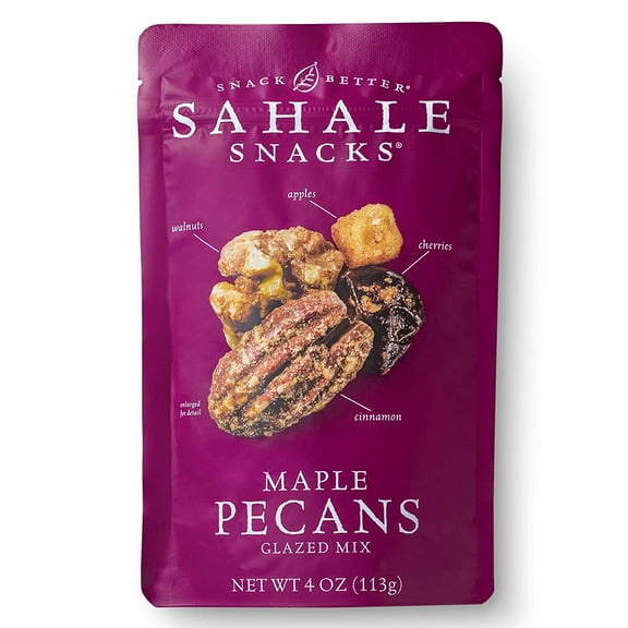 Pack of 6, Sahale Snacks Maple Pecans Glazed Mix, 4 oz