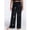 Black, variant on Women's Halloween Fall Hacci Knit Sleep Pants, Mid Rise Lounge Pants with Drawstring Elastic Waist and Pockets, Soft Casual Pajama Trousers with Seasonal Print, Sizes XS-3X