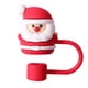 thumbnail image 1 of Tapas Paja Navideñas PVC 10 Mm para 30/40 Oz (Papá Noel), 1 of 3