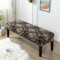 thumbnail image 4 of Bench Covers High Stretch Slipcover for Dining Room Bench Seat Cushion Cover A, 4 of 6