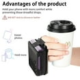 thumbnail image 5 of for Samsung Galaxy Z Flip 3 Zipper Storage Wallet Function Case, Classic Women Girls Premium PU Leather Purse Card Holder Anti-drop Phone Case for Samsung Galaxy Z Flip 3 5G - Black, 5 of 9