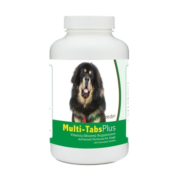 Healthy Breeds 840235177050 Tibetan Mastiff Multi-Tabs Plus Chewable Tablets - 180 Count