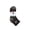 Black, variant on Women’s Cotton Flex Half Terry Ankle Lightweight Socks, 6 Pack, Sizes 4-10