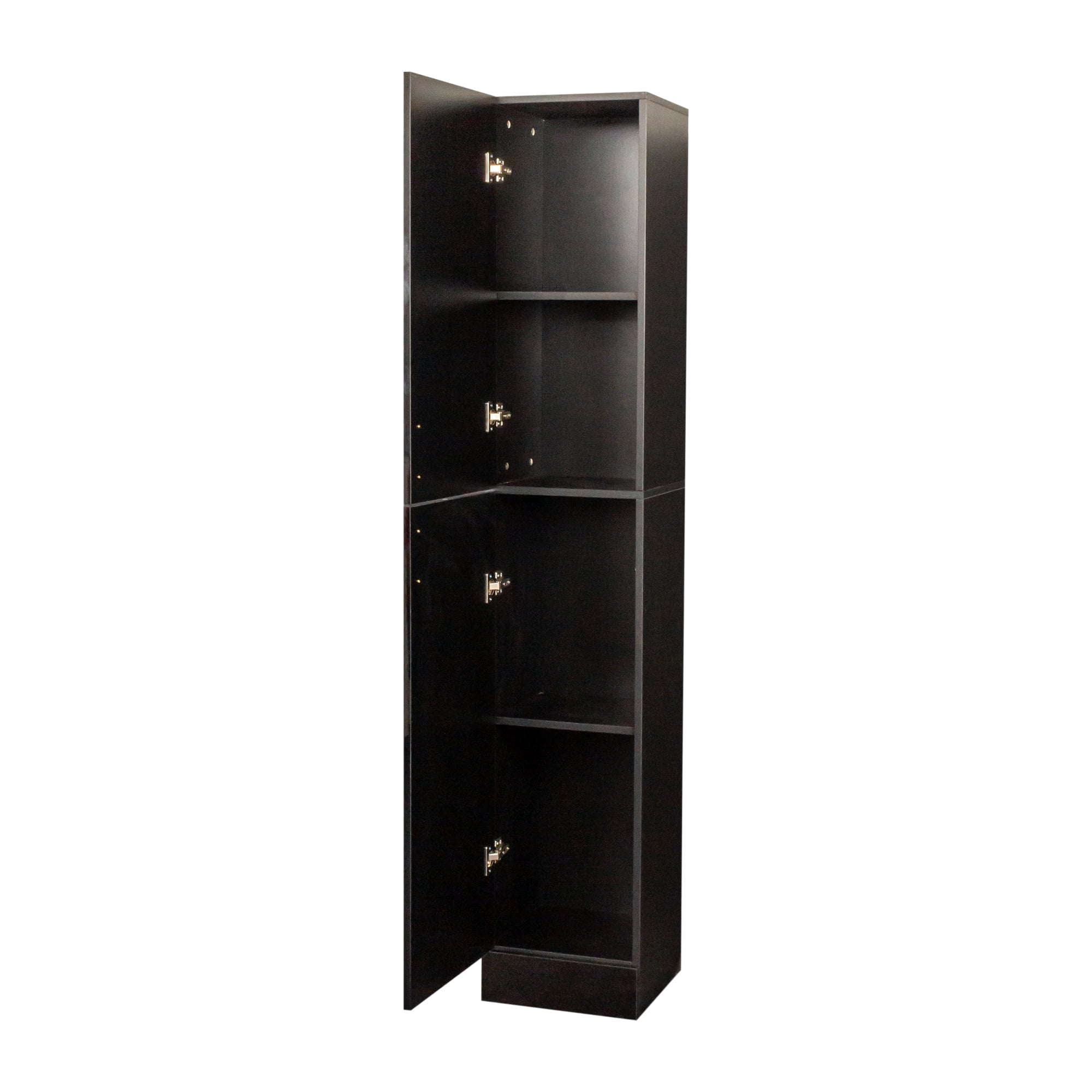 Aukfa Kitchen Pantry Storage Cabinet,71" Tall Storage Cabinet Cupboard w/ Shelves for Living Room & Bathroom,Black