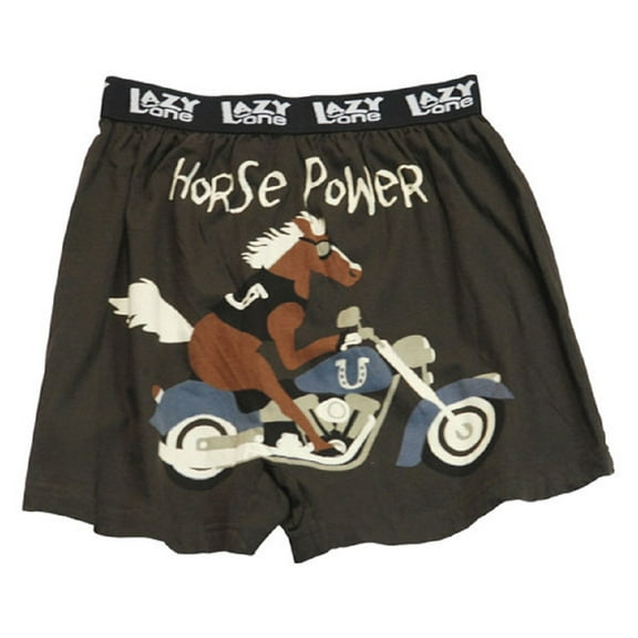 Horse Power Adult Comical Boxer Shorts Size Small