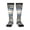 3 Black, variant on Women's Knee High Socks Thin Blue Line Flag Police Outdoor Casual Tube Socks