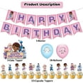 thumbnail image 2 of 32Pcs For Doc McStuffins Party Decoration Kit – Includes Banner, 18 Balloons,13 Cupcake Toppers for Themed Celebrations, 2 of 4