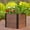 19"x19"x17", variant on Lumiparty 45x25x23" Raised Garden Bed, Large Outdoor Rectangle Planter Box, Tall Elevated Bed for Vegetables, Herbs & Flowers, Patio, Backyard & Balcony