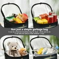 thumbnail image 5 of Qxltty Playing Guitar on The Moon Car Trash Can with Lid Vehicle Backseat Hanging Leak Proof Storage Bin, 5 of 7