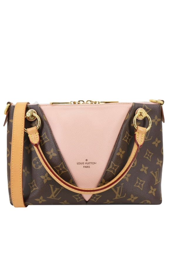 Pre-Owned Louis Vuitton V BB Monogram Canvas Satchel Bag Pink