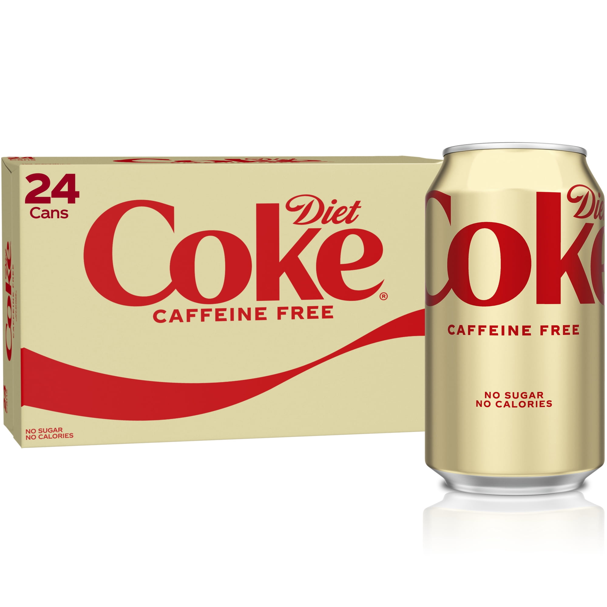 Diet Coke Caffeine-Free Soda Pop Cans, 12 fl oz, 24 Pack