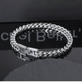 thumbnail image 3 of Men's Bracelet - Stainless Steel Folding Clasp, 3 of 4