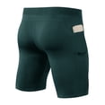 thumbnail image 4 of Guitiannn Men Compression Shorts Running Spandex Underwear with Pockets Workout Gym Athletic Sports Tight Shorts Men Casual Wear Mens Running Shorts Pockets Territory Ahead Mens Vest M Apparel Mens, 4 of 4