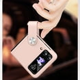 thumbnail image 3 of Allytech Galaxy Z Flip 4 Case with Strap, Premium PU Leather Shockproof Anti-scratch Protective Case Cover for Samsung Galaxy Z Flip 4 5G - Pink, 3 of 8