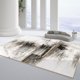 thumbnail image 1 of Xiao Hua Alfombra de baño, antideslizante, de felpa, peluda, lavable a máquina, color blanco y negro, 61 x 40 cm, 1 of 5