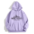 thumbnail image 2 of Wyzesi Fall Sweatshirts for Teens Womens Monogram Print Long Sleeve Drawstring Hooded Sweatshirtpullover Sweatshirts for Women Workwool Sweatshirts Womens, 2 of 7