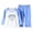 Baby_set213-Blue, variant on sdbrld Unisex Kids 3D Cartoon Print Two Piece Casual Suit Round Neck Long Sleeve Top Regular Long Pants,Sizes 120