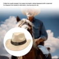 thumbnail image 7 of Western Cowboy Hat Adjustable Wide Brim Fedora for Women Men Halloween Party, 7 of 7