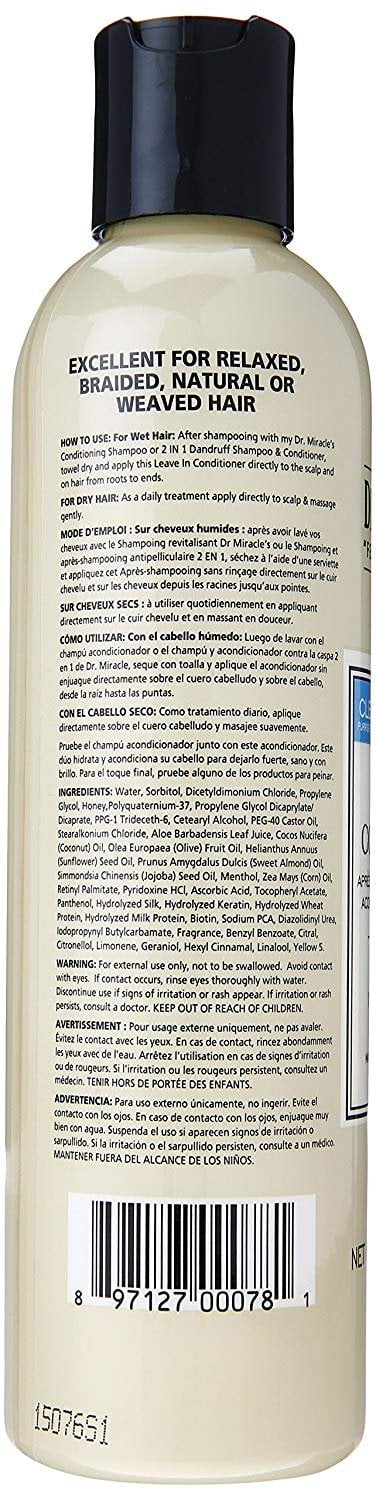 Dr Miracle S Feel It Formula Leave In Conditioner 8 Fl Oz