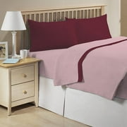 Mainstays Softest Fleece Sheet Set, Cameo Pink
