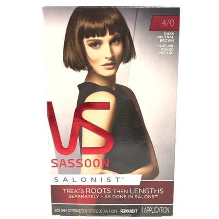 Vidal Sassoon Salonist Dark Neutral Brown 4/0 Permanent ...