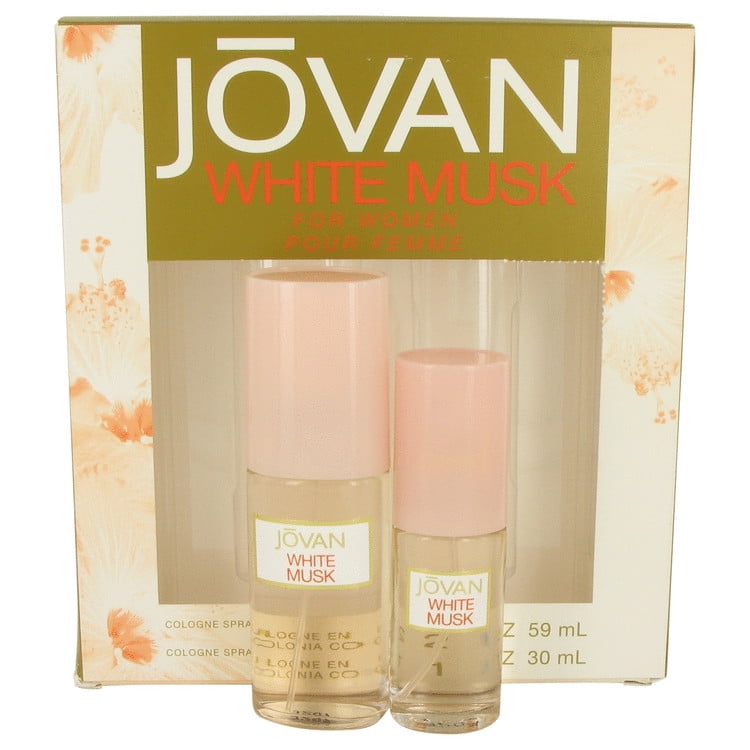 Jovan JOVAN WHITE MUSK Gift Set 2 oz Cologne Spray + 1 oz Cologne