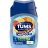 TUMS Antacid Chewable Tablets, Smoothies Assorted Fruit for Heartburn Relief, 12 count