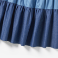 thumbnail image 3 of PatPat Family Matching Colorblock Shirt and Tiered A-line Pleated Dress Sets, 3 of 4