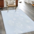 thumbnail image 3 of Blue Dandelion Kitchen Runner Rug 2.7x5 Washable Runners for Hallway Non Slip Spring Modern Minimalist Country Flower Large Area Rug Indoor Floor Carpet for Bathroom Laundry Entryway Bedroom, 3 of 8