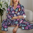 thumbnail image 6 of Sikiie Funny colorful skull ghost Pajamas for Women Set, Womens Pajama Sets, Lounge Sets for Women, 2pjs for Women-XX-Large, 6 of 7